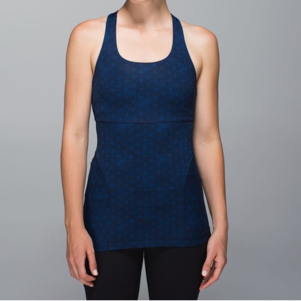 *Lululemon Power Up Tank II Navy Blue